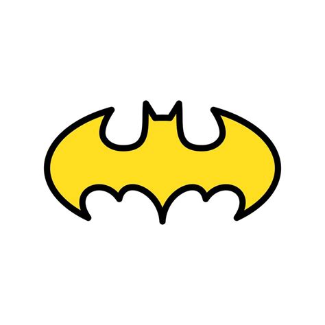 Batman Logo Vector Batman Icono Vector Libre 19136481 Vector En Vecteezy
