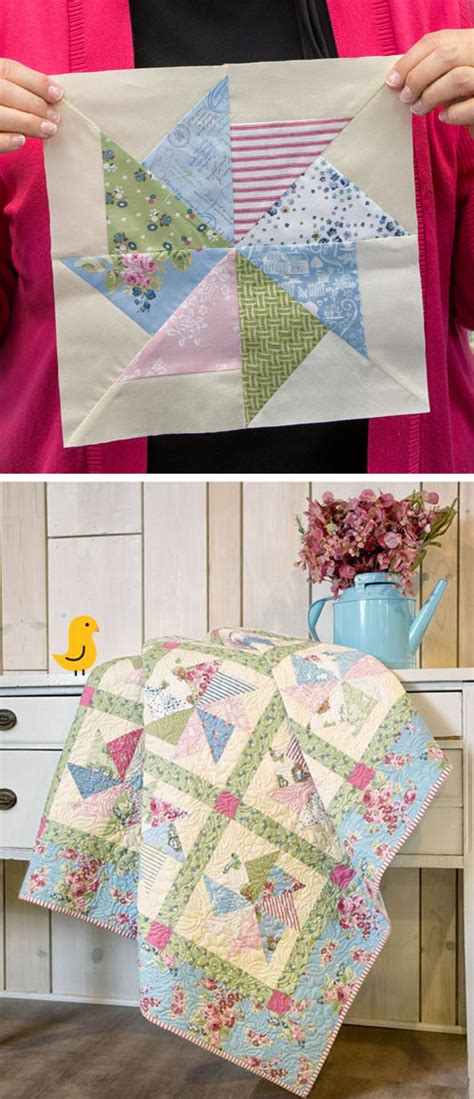 Quilt Today Kindred Pinwheels Quilting Tutorial