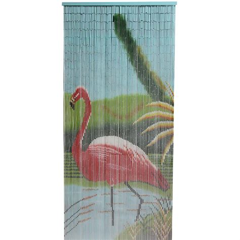 Bamboo Bead Curtain Flamingo Siesta Uk