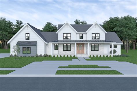 The best 4 bedroom house floor plans & designs. Two Story 4 Bedroom Farm House Style House Plan 4220