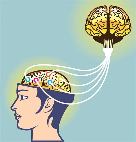 Telepathy Between Human Brains Stock Vector Image By ©antonnovik 89086598