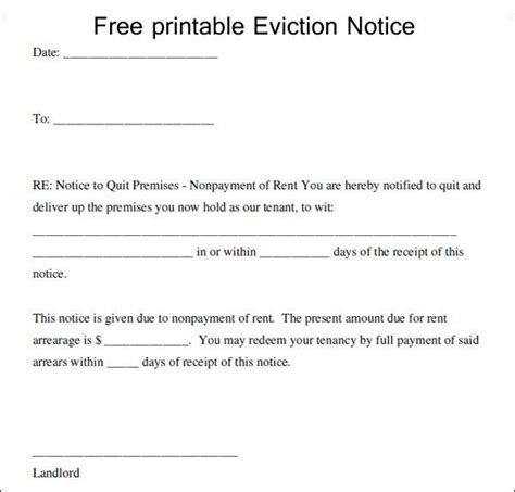 Airslate.com has been visited by 10k+ users in the past month Free Printable Eviction Notice Template http ...