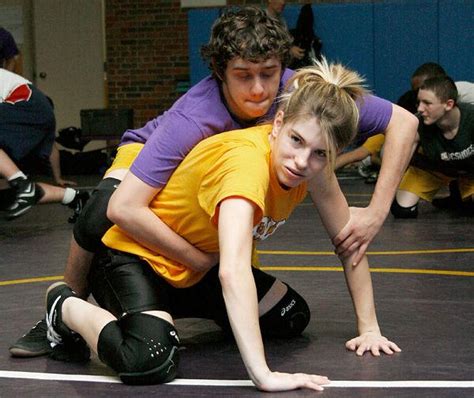 Awkward Moments Dont Stop Hickmans Female Wrestlers Sports