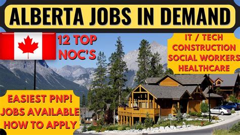 Alberta Jobs in Demand 2022 | Alberta Immigrant Nominee Program (AINP ...