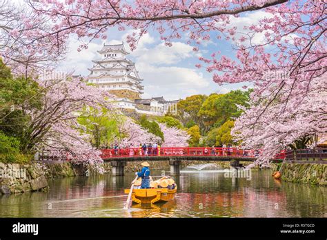 Himeji Japan At Himeji Castle In Spring Season Stock Photo Alamy
