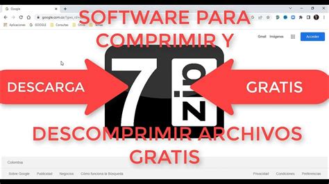 Software Gratuito Para Comprimir Y Descomprimir Archivos 7zip Youtube