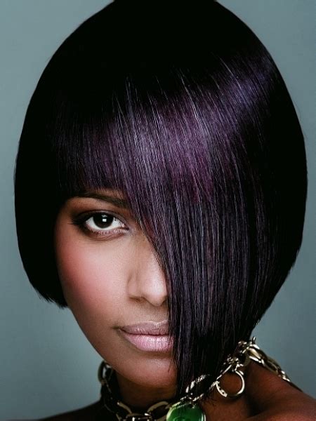 A great way to accentuate your natural hair color is to get lighter highlights. Plum and more Plum Color | Hair Coloring Ideas