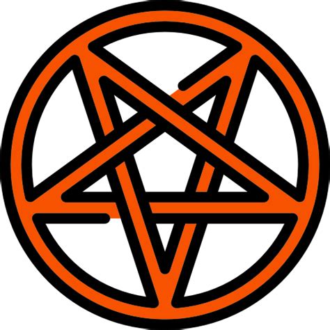 Pentangle Star Pentagon Shapes Halloween Satan Pentagram Icon