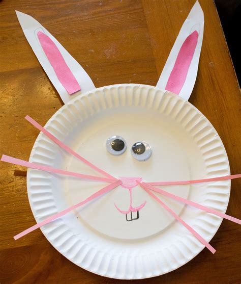 Now, glue the wings onto the yellow oval shapes. Paper Plate Easter Bunny Craft. Great for Toddlers and ...
