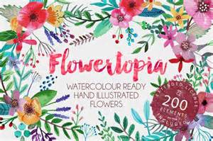 Graphic Design Ideas Flowertopia Extended License By Mia Charro On