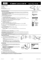 Installing the printer driver to windows. Canon CanoScan LiDE110 | LiDE 110 Quick Start Guide
