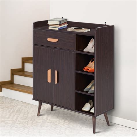 Knocbel 43 inch modern console table with doors drawers and bottom open shelf, hallway entry sofa table storage cabinet tv stand for entryway, living room, dining room (black) 4.0 out of 5 stars 7 $259.99 $ 259. Side Cabinet Hallway Storage Unit Console Table Entrance ...