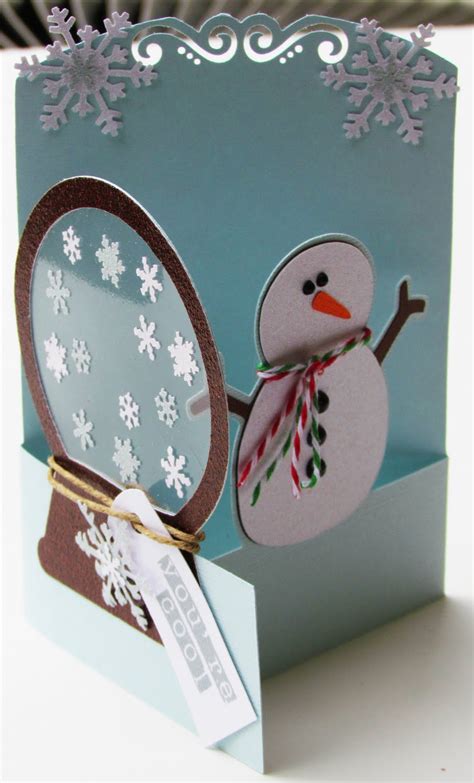 Sharon Langford Designs Youre Coolsnow Globe Card