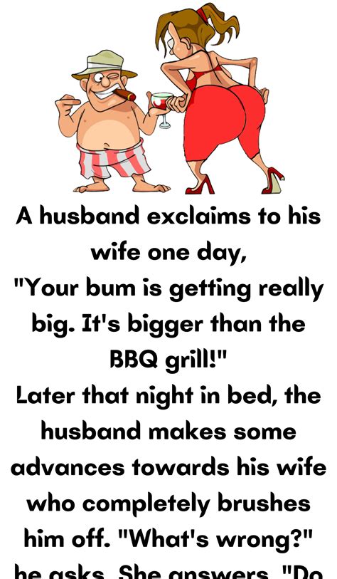 An Image Of Two Cartoon Characters With The Words Husband And Wife One