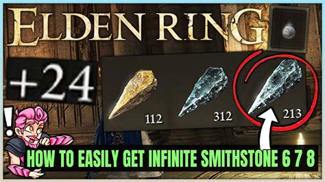 Elden Ring - How to Get INFINITE Smithing Stones 6 7 8 - Fast +24