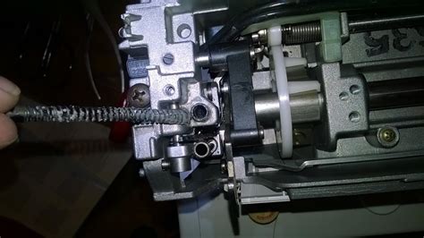 This is probably a stupid suggestion but have you tried forcing it down it something else? VINTAGE SEWING MACHINES: How to FIX Pfaff Hobbymatic ...