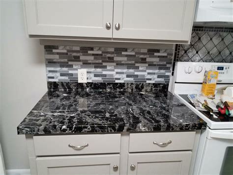 12" x 12" Vinyl Peel & Stick Mosaic Tile | Kitchen backsplash tile