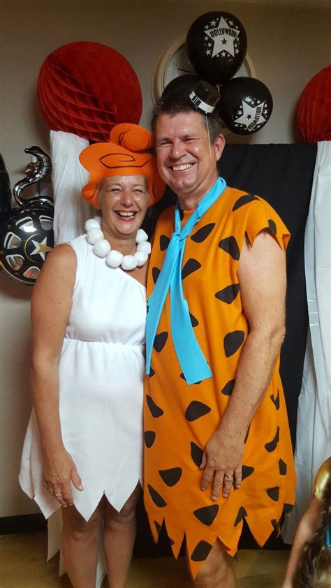 Wilma And Fred Flintstone Fancy Dress Costume Yabadabadoo Flintstones