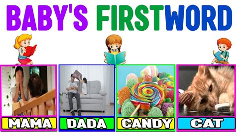 Babys First Words Flash Cards 100 Kids Vocabulary Words