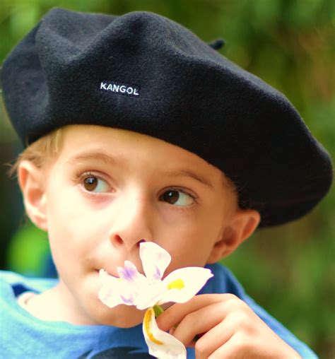 French Beret On Toddler Girl To Mom