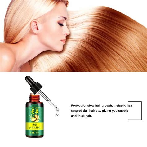 30ml Ginger Hair Growth Serum Essence For Women And Men Anti Hair Loss