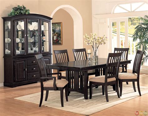 We offer a variety of customizable furniture options for your home. Monaco Cappuccino Finish Casual Dining Room Set