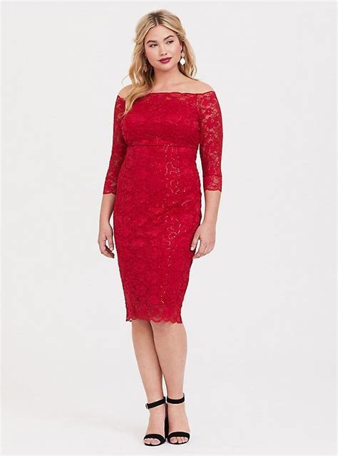 Special Occasion Red Sequin Lace Bodycon Dress Plus Size Bodycon Dresses Bodycon Dress