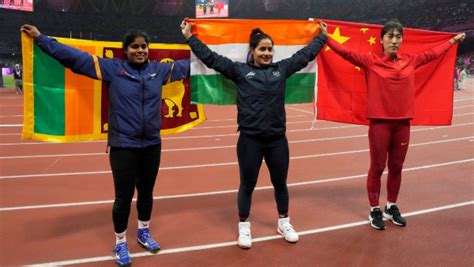 Asian Games 2023 Annu Rani Becomes First Indian Women To Win Gold In Javelin Athletes Bag Six