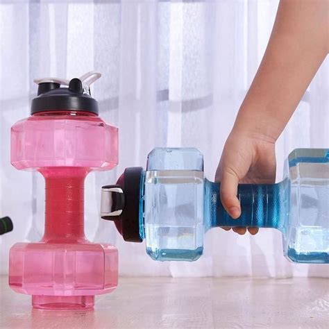 Dumbbells 2 In 1 Anywhere Hydration And Workout Weights Bottle Water