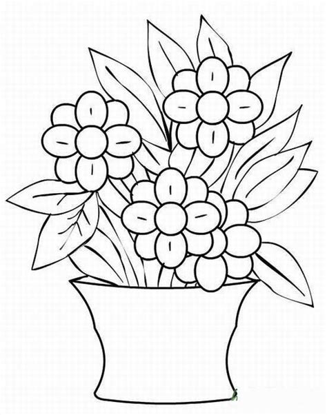 Large Flowers Coloring Pages To Download And Print For Free
