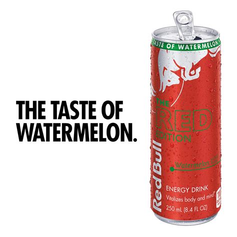 Red Bull Energy Drink Watermelon Red Edition 84 Fl Oz 24 Pack