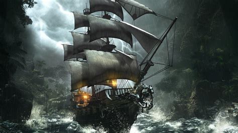 Pirate Ship 4k Wallpapers Top Free Pirate Ship 4k Backgrounds