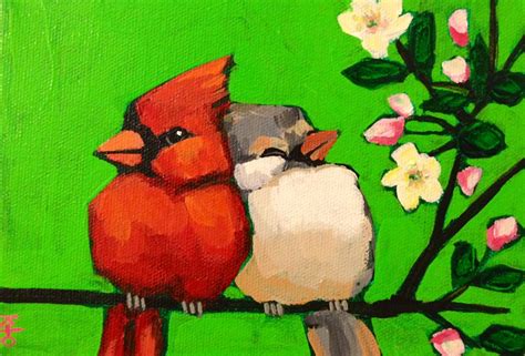 Cute Bird Painting At Explore Collection Of Cute