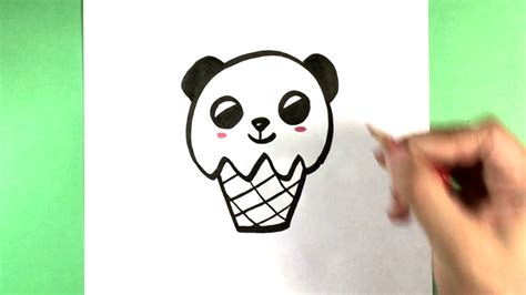 Easy Kawaii Step By Step Beginner Panda Ice Cream Cute