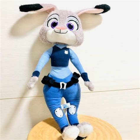 Disney Characters Fluffy Puffy Zootopia Judy Hopps 100 Authentic