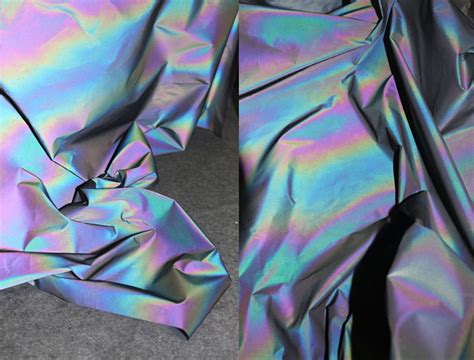 Reflective Laser Holographic Fabric Illusion Hologram Fabric Etsy