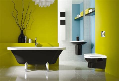 18 cool yellow bathroom designs