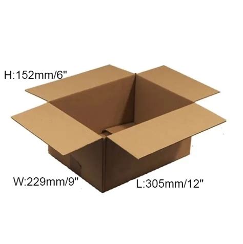 15 X Double Wall Cardboard Box 305 X 229 X 152mm 12 X 9 X 6