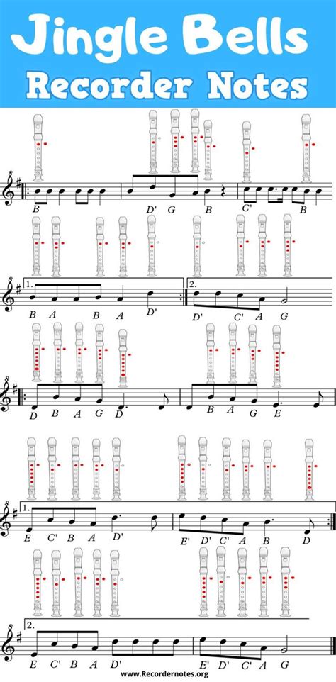 An Image Of The Recorder Notes