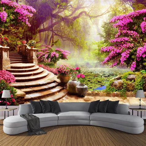 50 Terkini Garden Wall Murals