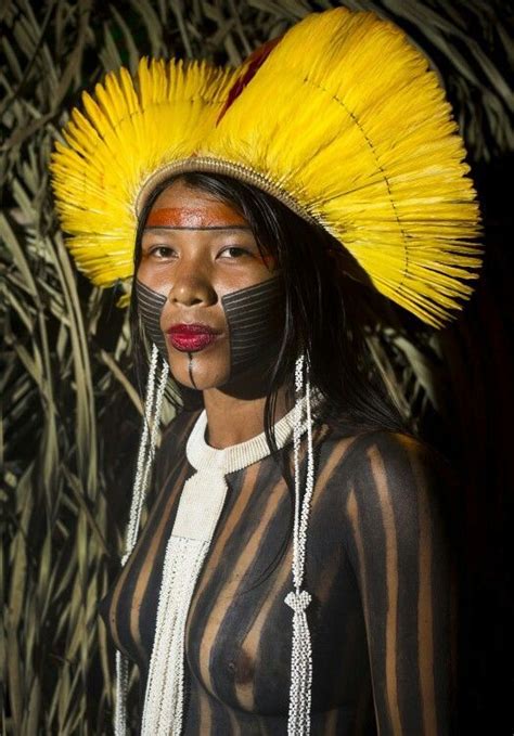 Mujer Nativo Americana Brasile A Native American Women Beauty Native