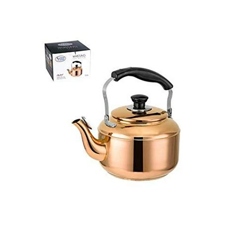 3 Liter Beautiful Copper Finish Stainless Steel Whistling Stove Top