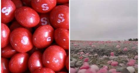 Hundreds Of Thousands Of Red Skittles Covered A Wisconsin Highway Last Week