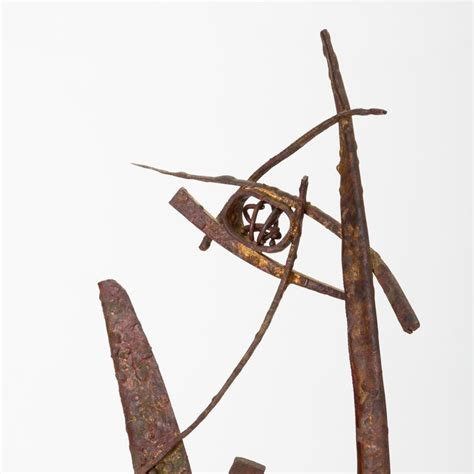 Jacobs Ladder Welded Metal Sculpture By Max Finkelstein