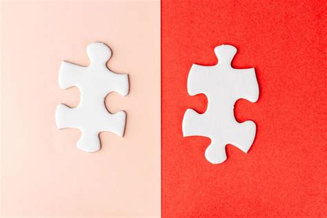 Two Pieces Of Jigsaw Puzzle 4443002 Stock Photo At Vecteezy
