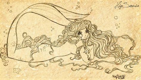 Mermaid By Higsousa On Deviantart Mermaid Merfolk Mythical Creatures