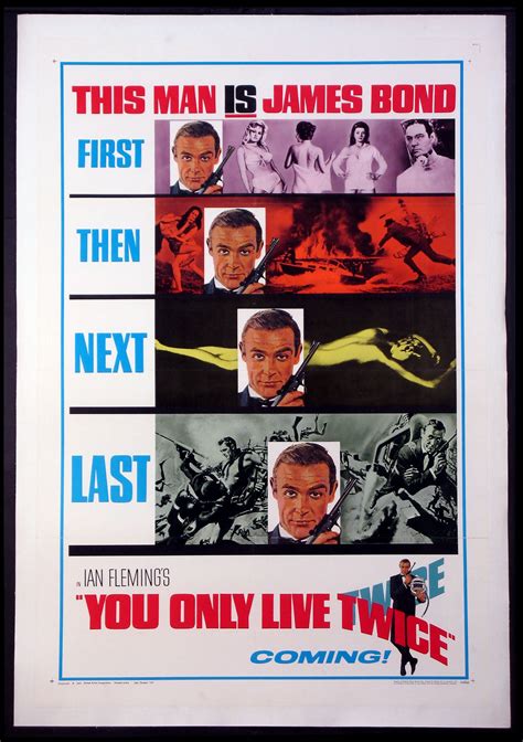 You Only Live Twice 1967 Original One Sheet Size 27x41 Movie Poster
