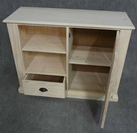 78 kg meuble en chêne. Meuble TV bois brut- livré monté!