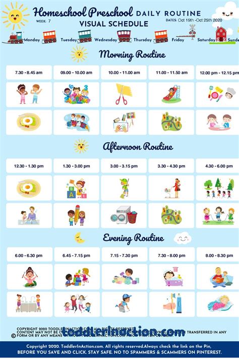 Free Printables For Your Easy Toddler Routine Preschool Routine