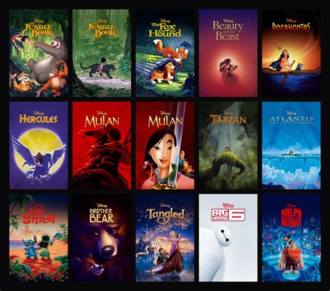 Disney Animation Collection Alternate Posters Rplexposters